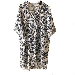 DIVA SRL WOMEN'S FLORAL SMOCK DRESS